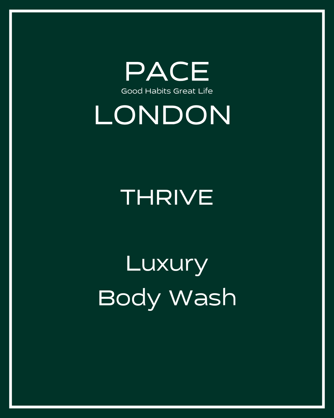 Thrive Luxury Body Wash (Earthy, Spicy & Woody)